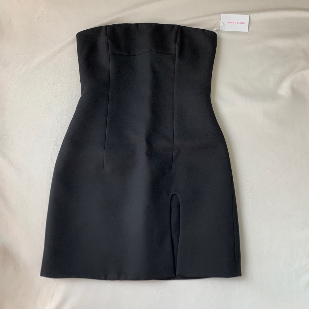 SANDY LIANG WALSH DRESS IN BLACK SIZE 4/SMALL